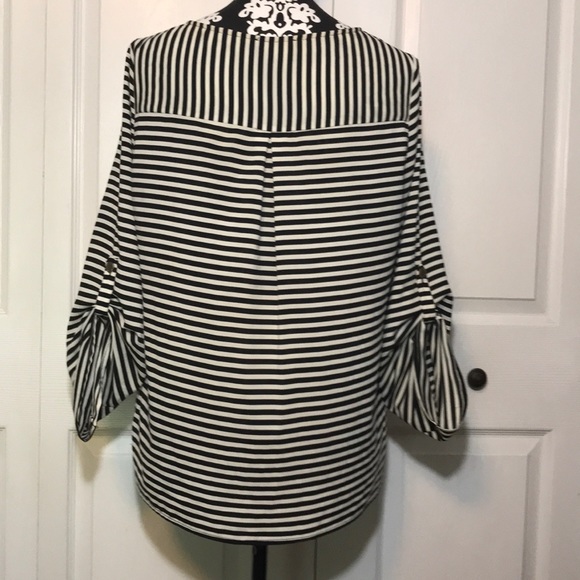 Calvin Klein Striped Blouse - Picture 5 of 7